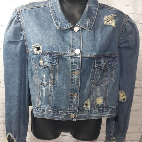 New blue jeans Jacket - Picture 1 of 4